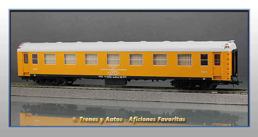 Coche taller mediana intervención Serie 6000 TMI SSA-1003 - Renfe