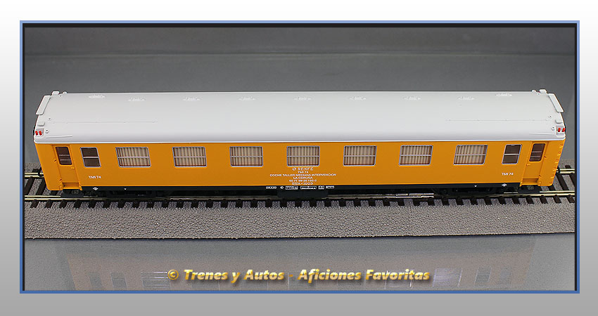 Coche taller mediana intervención Serie 6000 TMI SSA-1003 - Renfe