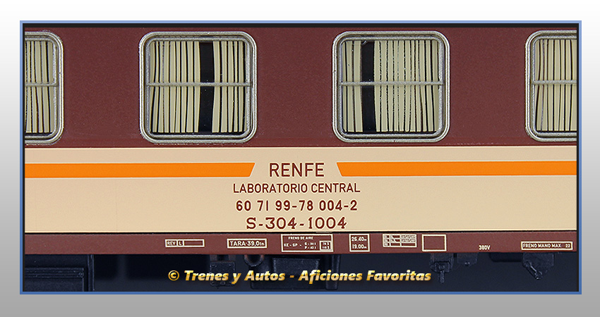 Coche de ensayos dinámicos S-304 - Renfe