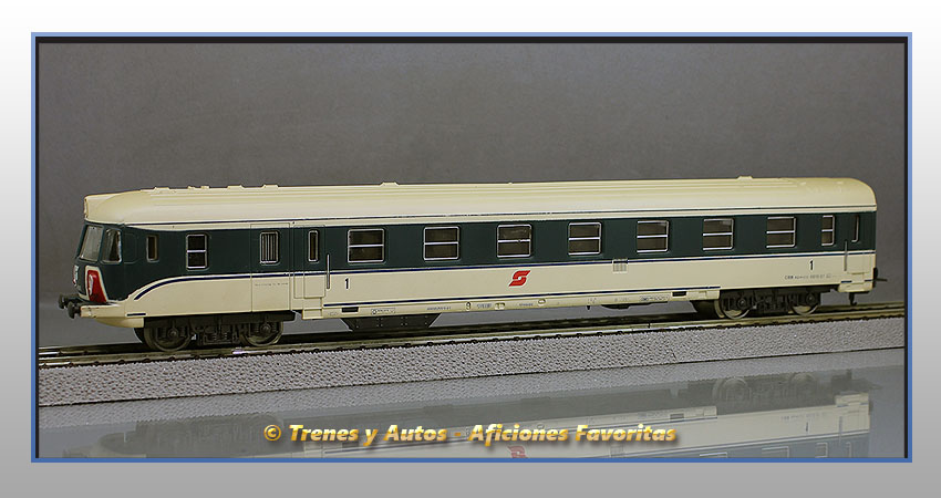 Coche pasajeros AD4h con cabina conducción - ÖBB
