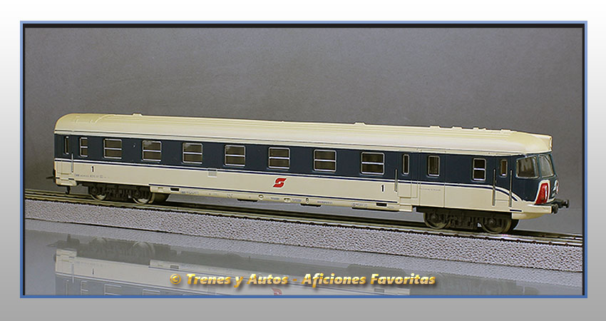 Coche pasajeros AD4h con cabina conducción - ÖBB