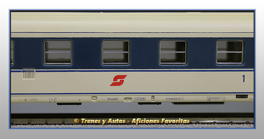 Coche pasajeros AD4h con cabina conducción - ÖBB