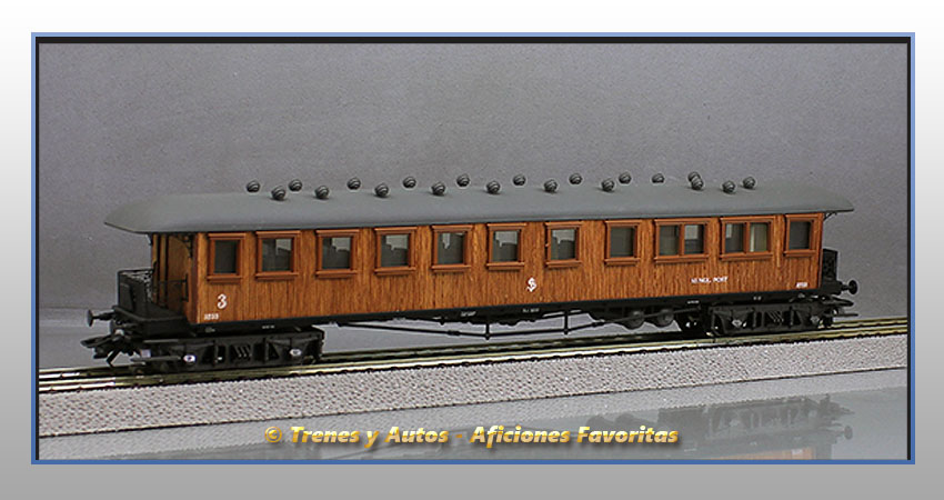 Coche pasajeros y postal  CD - SJ