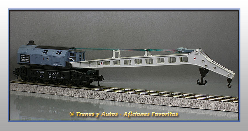 Vagón grúa 90T Bww - DB