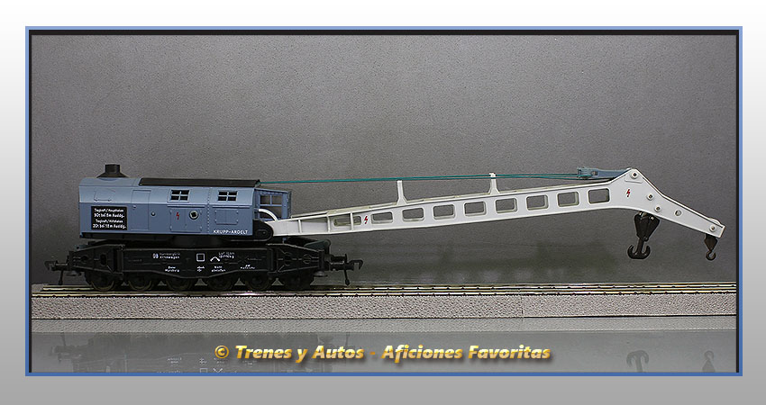 Vagón grúa 90T Bww - DB