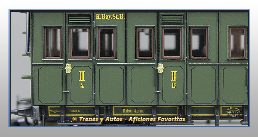 Coche pasajeros Royal Bavarian Tipo B 10889 - K.Bay.Sts.B