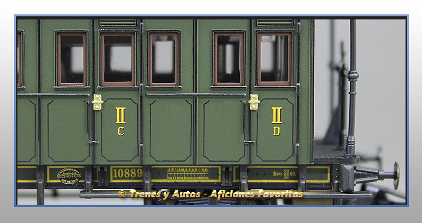 Coche pasajeros Royal Bavarian Tipo B 10889 - K.Bay.Sts.B