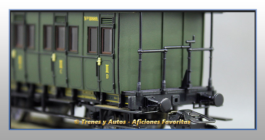 Coche pasajeros Royal Bavarian Tipo B 10889 - K.Bay.Sts.B