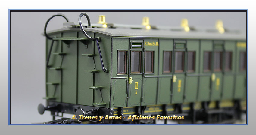 Coche pasajeros Royal Bavarian Tipo B 10889 - K.Bay.Sts.B
