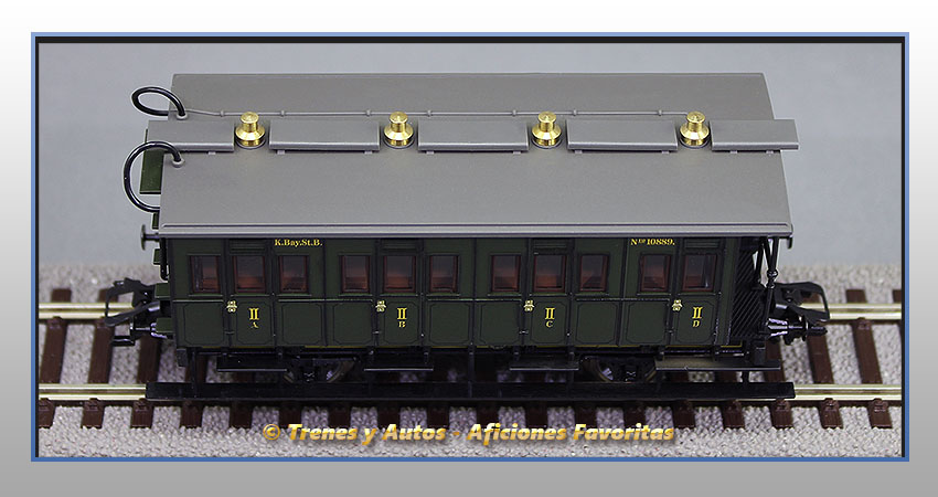 Coche pasajeros Royal Bavarian Tipo B 10889 - K.Bay.Sts.B