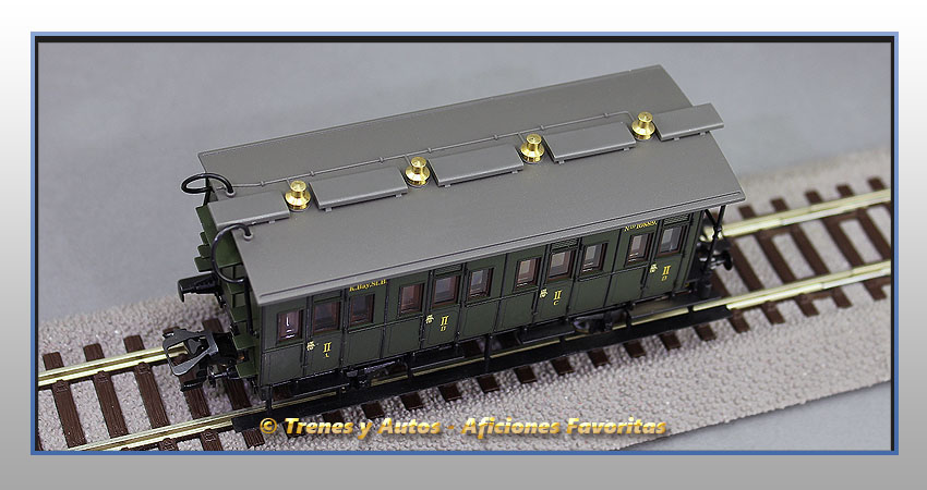 Coche pasajeros Royal Bavarian Tipo B 10889 - K.Bay.Sts.B