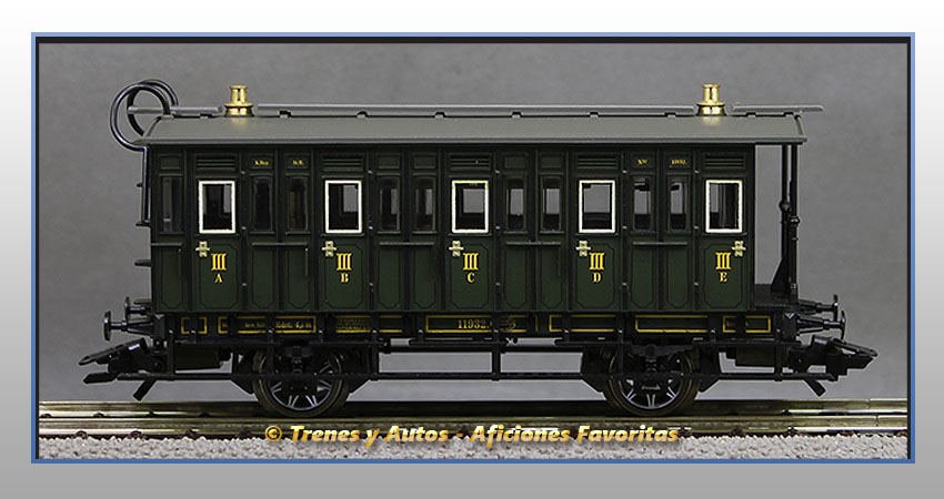 Coche pasajeros Royal Bavarian Tipo C 11932 - K.Bay.Sts.B