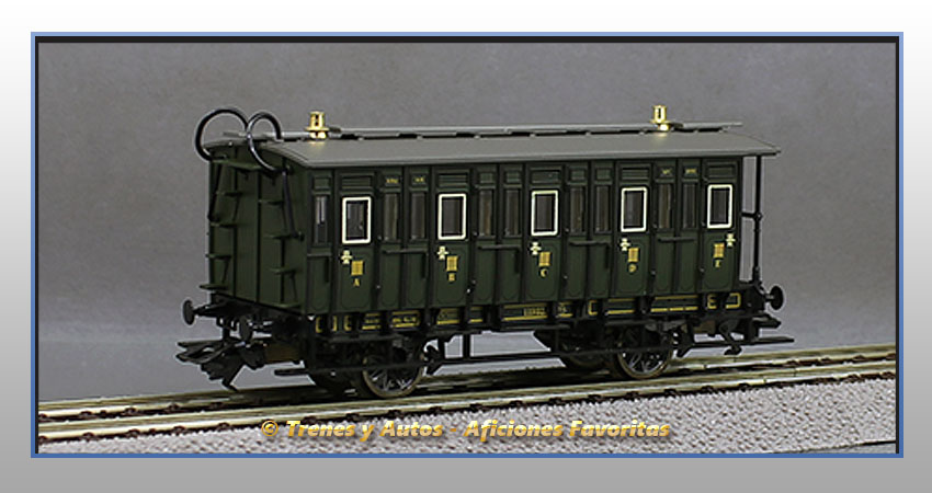 Coche pasajeros Royal Bavarian Tipo C 11932 - K.Bay.Sts.B