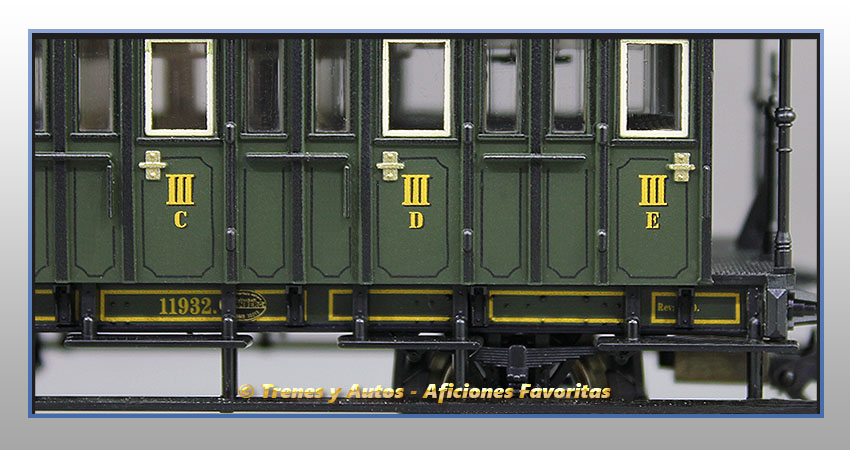 Coche pasajeros Royal Bavarian Tipo C 11932 - K.Bay.Sts.B