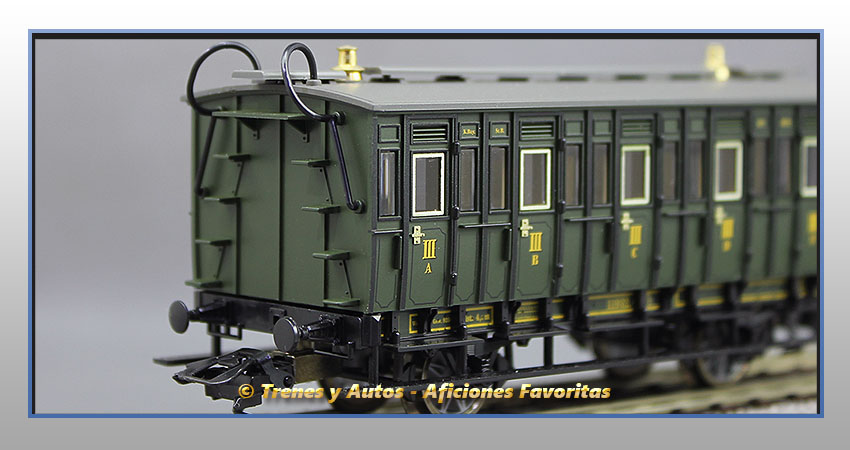 Coche pasajeros Royal Bavarian Tipo C 11932 - K.Bay.Sts.B
