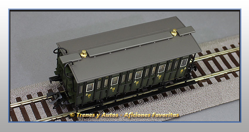 Coche pasajeros Royal Bavarian Tipo C 11932 - K.Bay.Sts.B
