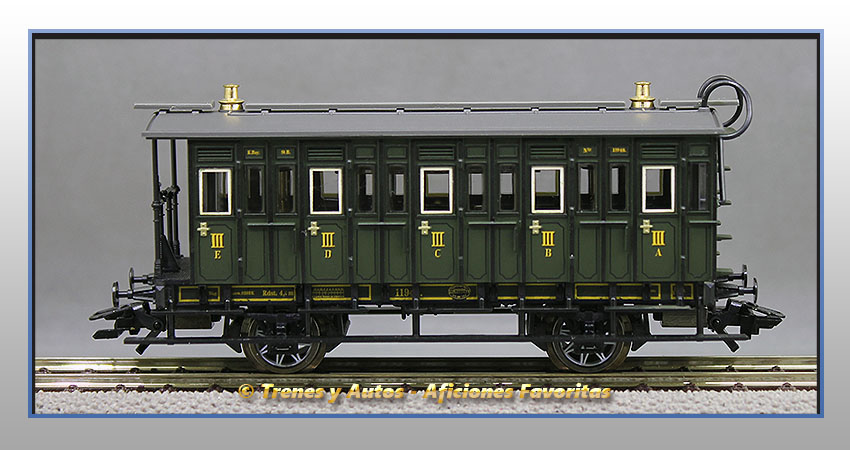 Coche pasajeros Royal Bavarian Tipo C 11948 - K.Bay.Sts.B