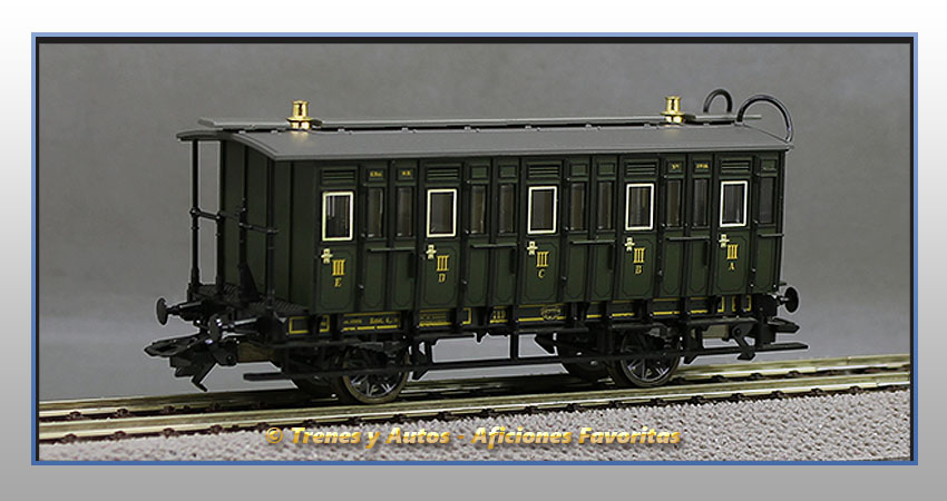 Coche pasajeros Royal Bavarian Tipo C 11948 - K.Bay.Sts.B