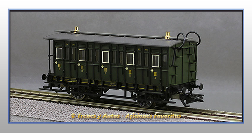 Coche pasajeros Royal Bavarian Tipo C 11948 - K.Bay.Sts.B