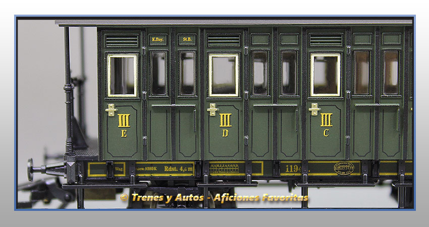 Coche pasajeros Royal Bavarian Tipo C 11948 - K.Bay.Sts.B