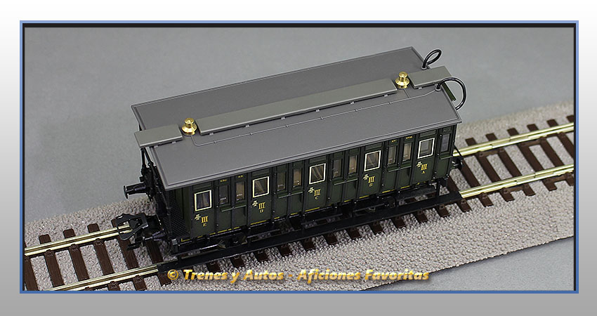 Coche pasajeros Royal Bavarian Tipo C 11948 - K.Bay.Sts.B
