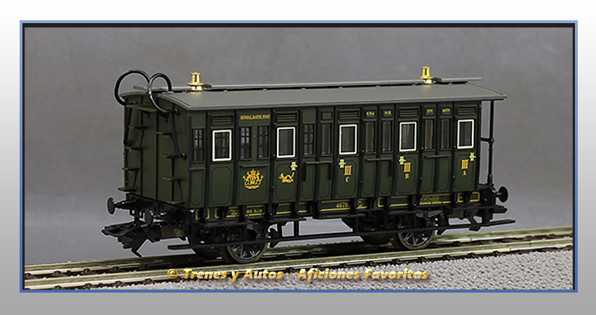 Coche pasajeros Royal Bavarian Tipo CPost 4679 - K.Bay.Sts.B
