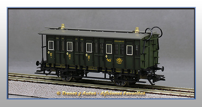 Coche pasajeros Royal Bavarian Tipo CPost 4679 - K.Bay.Sts.B
