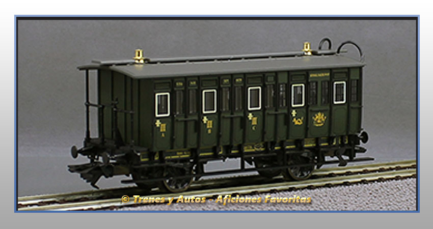 Coche pasajeros Royal Bavarian Tipo CPost 4679 - K.Bay.Sts.B