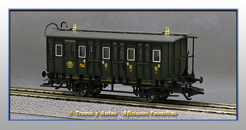 Coche pasajeros Royal Bavarian Tipo CPost 4679 - K.Bay.Sts.B