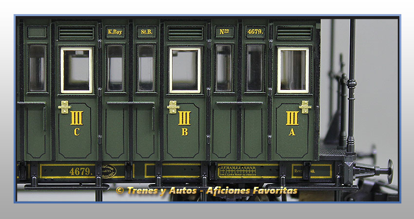Coche pasajeros Royal Bavarian Tipo CPost 4679 - K.Bay.Sts.B