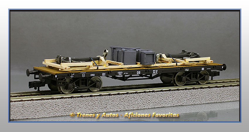 Vagón plataforma telero Tipo SSk - DB