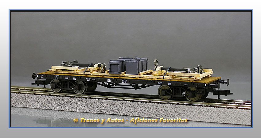 Vagón plataforma telero Tipo SSk - DB