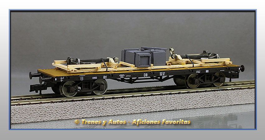 Vagón plataforma telero Tipo SSk - DB