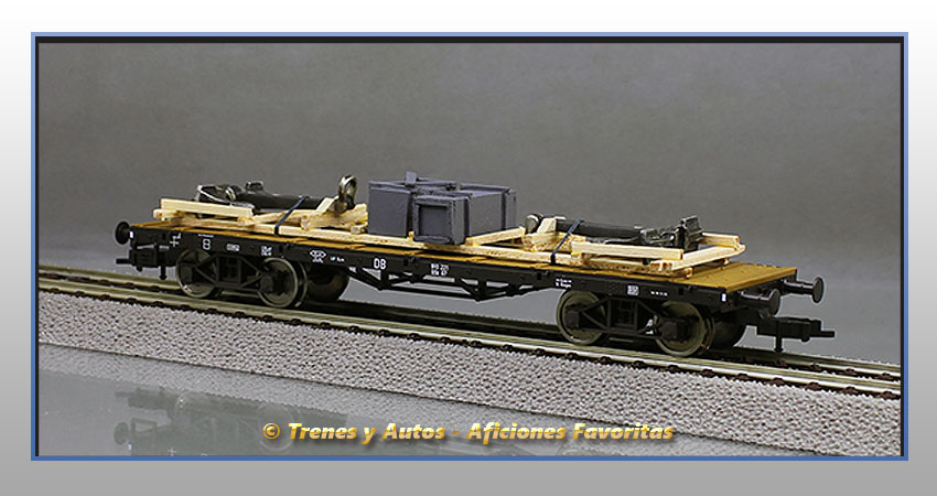Vagón plataforma telero Tipo SSk - DB