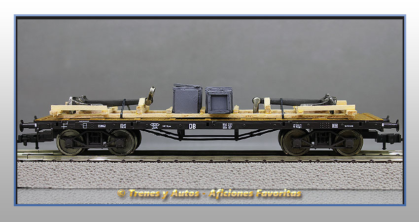 Vagón plataforma telero Tipo SSk - DB