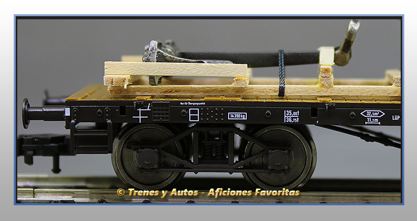 Vagón plataforma telero Tipo SSk - DB