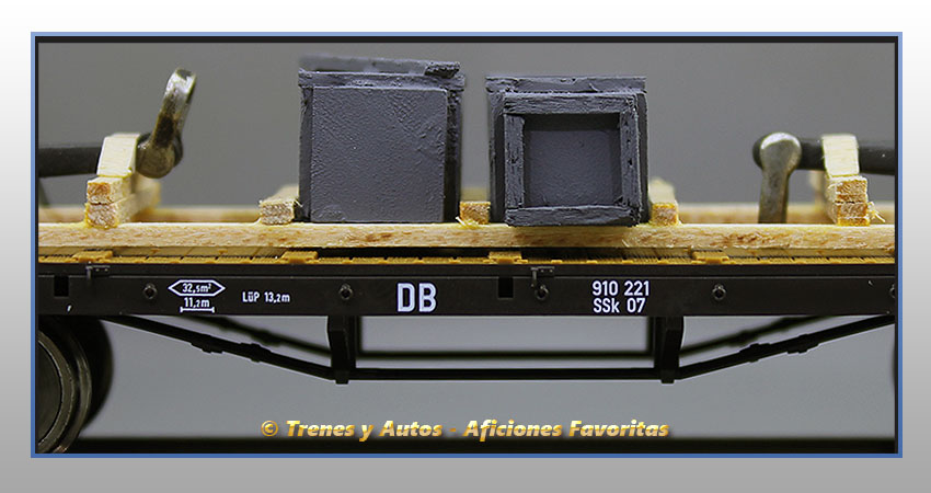 Vagón plataforma telero Tipo SSk - DB