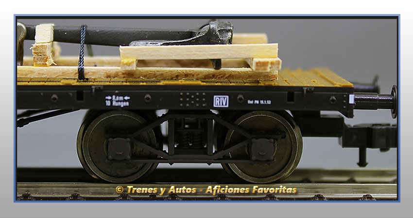 Vagón plataforma telero Tipo SSk - DB