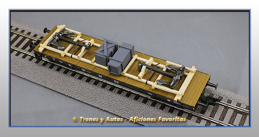 Vagón plataforma telero Tipo SSk - DB