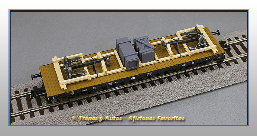 Vagón plataforma telero Tipo SSk - DB
