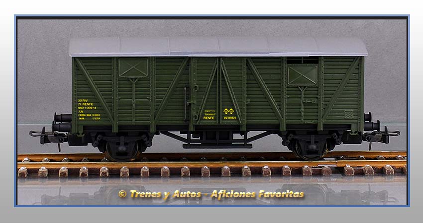 Furgón equipaje y paquetería Tipo Dv - Renfe