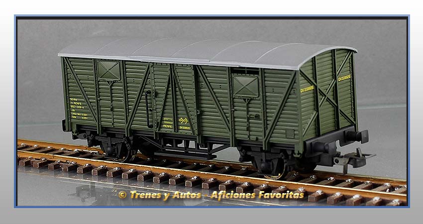 Furgón equipaje y paquetería Tipo Dv - Renfe