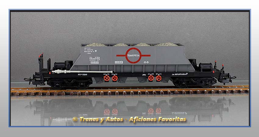 Vagón tolva mineral Tipo Uas "Tranfesa" - Renfe
