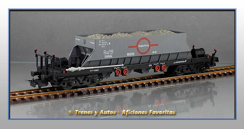 Vagón tolva mineral Tipo Uas "Tranfesa" - Renfe