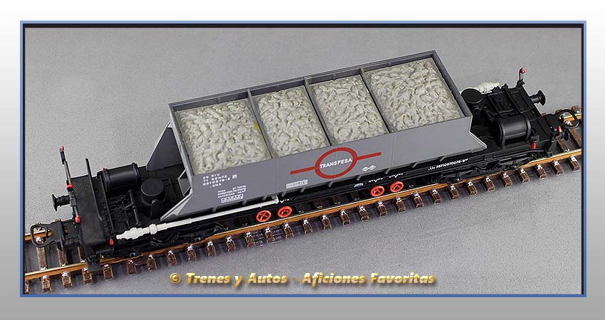 Vagón tolva mineral Tipo Uas "Tranfesa" - Renfe