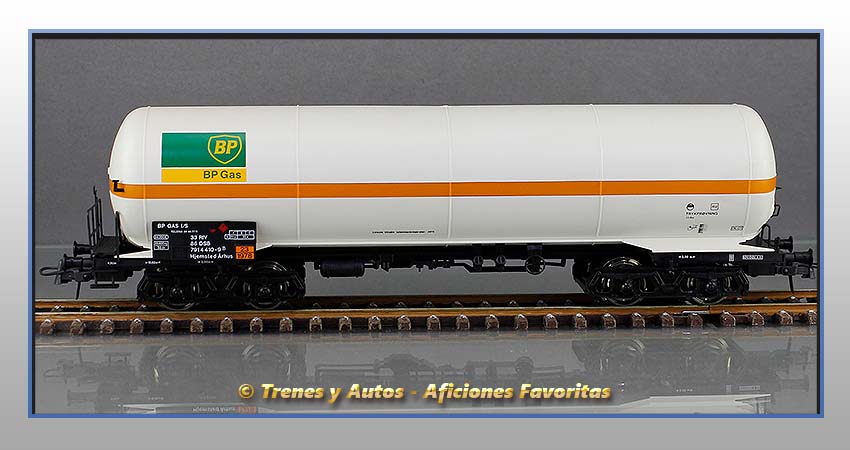 Vagón cisterna gas "BP" -DSB