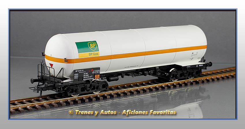 Vagón cisterna gas "BP" -DSB