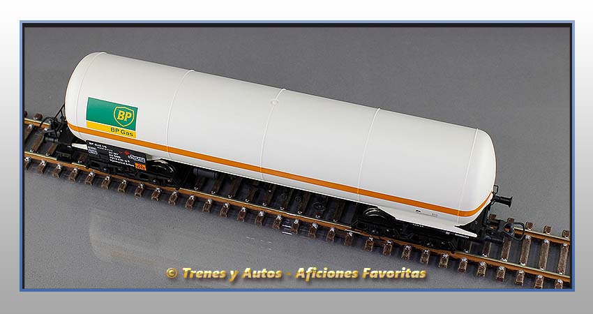 Vagón cisterna gas "BP" -DSB