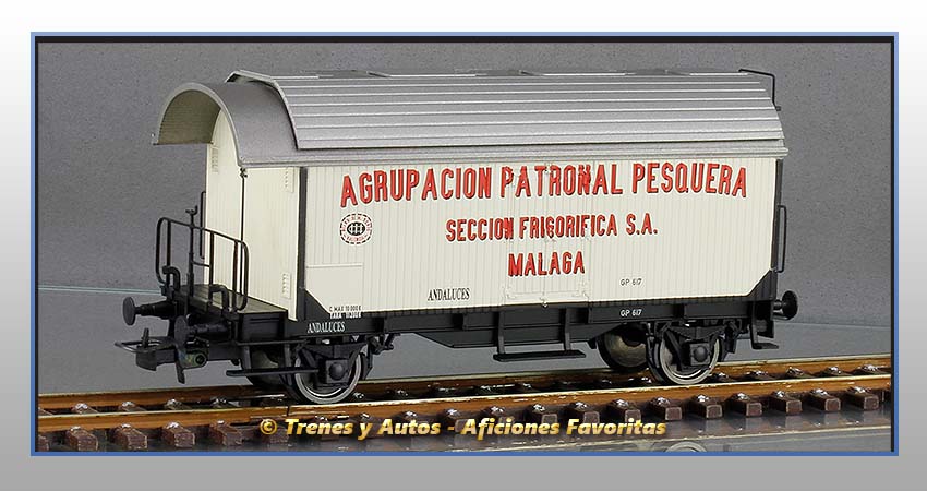 Vagón frigorífico "Agrupación Patronal Pesquera Málaga" - Andaluces