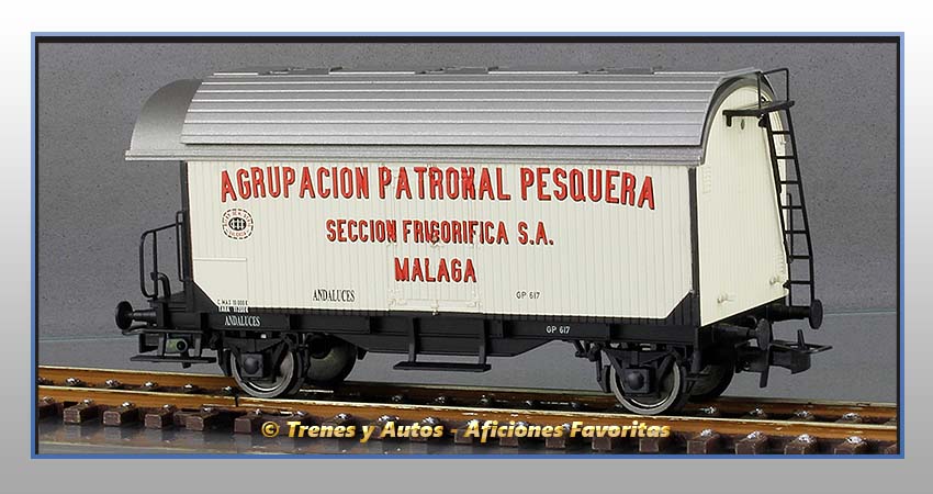 Vagón frigorífico "Agrupación Patronal Pesquera Málaga" - Andaluces